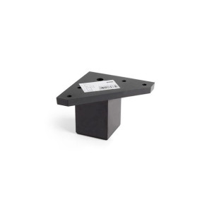 Stopy Rei 972 Kwadratowy Czarny ABS Nowoczesny (Ø 4,2 x 6 cm)