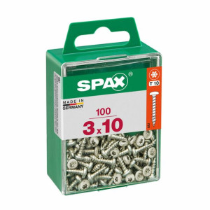 Pudełko śrubek SPAX Śruba do drewna Okrągła głowa (3,0 x 10 mm)