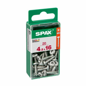 Pudełko śrubek SPAX Śruba do drewna Okrągła głowa (4,5 x 16 mm)