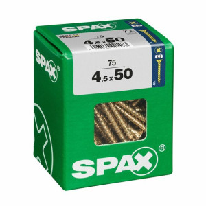 Pudełko śrubek SPAX Śruba do drewna Płaska głowa (4,5 x 50 mm)