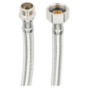 Wężyk Fontastock Kontakt Męski 3/8" - Kontakt Żeński 1/2" 25 cm