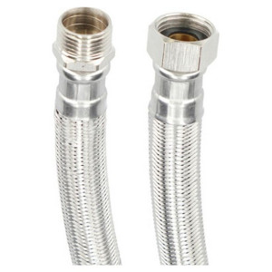 Wężyk M1/2" X H1/2" 40 cm Stal nierdzewna AISI 304 EPDM