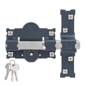 Zamek bezpieczeństwa Fac 101-r/105 Stal Ciemny szary 50 mm 105 mm