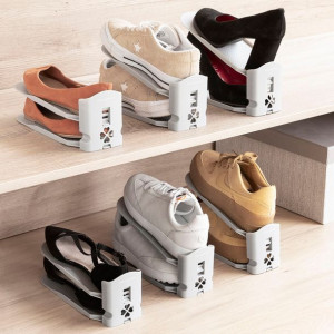 Regulowany Organizer na Buty do Szafy Sholzzer InnovaGoods 6 Sztuk