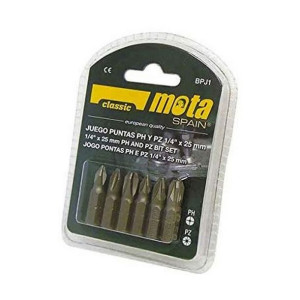 Zestaw końcówek Mota 25 mm Phillips