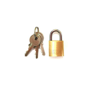 Zamek na klucz EDM Mosiądz Normalny (2 x 1,2 cm)