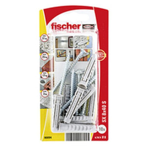 Wtyki i wkręty Fischer Wtyki i wkręty 10 Sztuk (8 x 40 mm)
