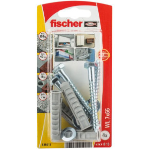 Wtyki i wkręty Fischer 535513 Wtyki i wkręty 4 Sztuk (7 x 60 mm)