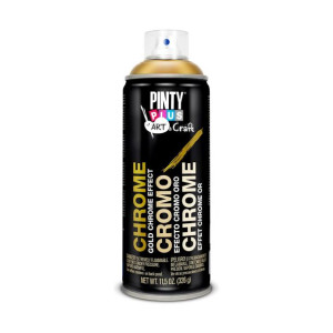 Farba w sprayu Pintyplus Art & Craft C151 326 ml Chromu Złoty