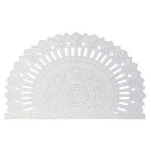 Zagłówek do łóżka DKD Home Decor MDF Biały (180 x 3 x 110 cm)