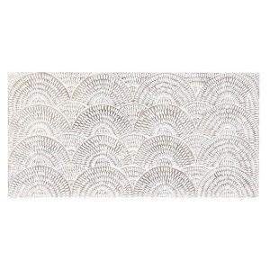 Zagłówek do łóżka DKD Home Decor 163 x 3,5 x 82 cm Biały Drewno MDF