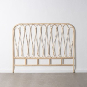 Zagłówek do łóżka 160 x 3 x 125 cm Naturalny Rattan
