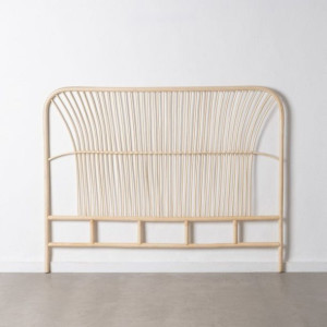 Zagłówek do łóżka 160 x 3 x 125 cm Naturalny Rattan