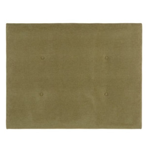 Zagłówek do łóżka Tkanina syntetyczna Drewno Oliwka 100 x 4 x 80 cm