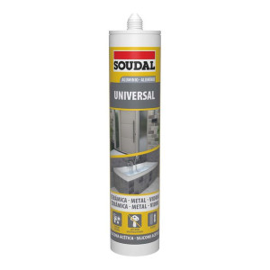 Silikon Soudal 115924 Uniwersalny Srebrzysty 280 ml