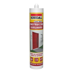 Silikon Soudal 115786 budowa Biały 290 ml