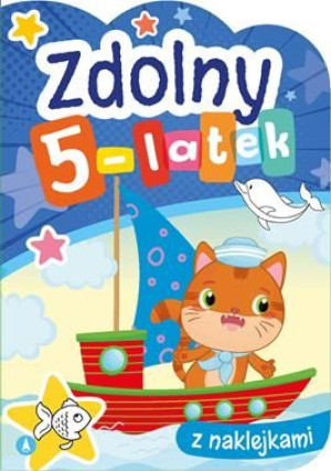 Zdolny pięciolatek ćwiczenia naklejki