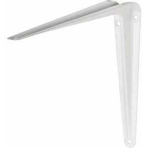 Uchwyt ścienny AMIG 1-4415 Półki Stal Biały (30 x 25 cm)