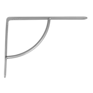 Uchwyt ścienny AMIG 12-8849 Półki Szary Stal (15 x 12,5 cm)