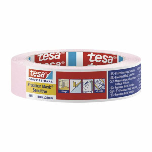 Taśma przylepna TESA Precision mask sensitive Różowy (50 m x 25 mm)