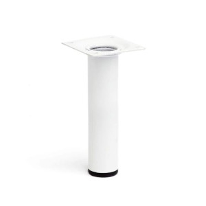 Stopy Rei 401g Cylindryczny Stal Biały Nowoczesny (Ø 3 x 15 cm)