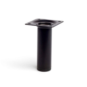 Stopy Rei 401g Cylindryczny Czarny Stal Nowoczesny (Ø 3 x 10 cm)