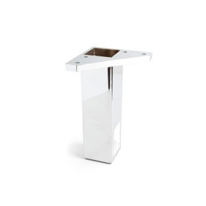 Stopy Rei 972 Kwadratowy Srebrzysty ABS Nowoczesny (Ø 4,2 x 15 cm)