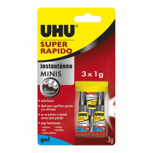 Klej błyskawiczny UHU 36527 Minis 3 Sztuk (1 g)