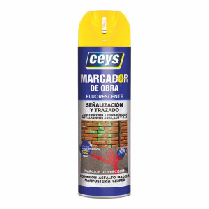 Farba w sprayu Ceys Żółty 500 ml Fluorescencyjne