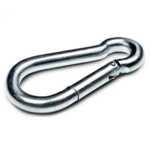 Karabinek EDM Srebrzysty Cynk Strażak (10 x 1 cm)