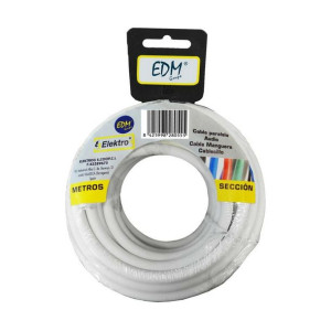 Kabel EDM 2 x 0,75 mm 10 m Biały