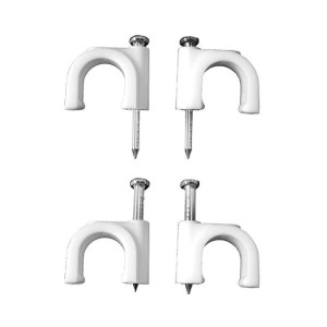 Zszywki EDM Nº 8 2 x 2,5 mm Biały Przewody 100 Sztuk