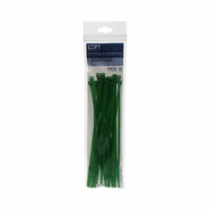Paski do Kabli Nylonowe Faston 200 x 4,8 mm Kolor Zielony 25 Sztuk