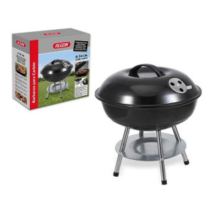 Grill Algon Czarna Z pokrywką (34 cm)