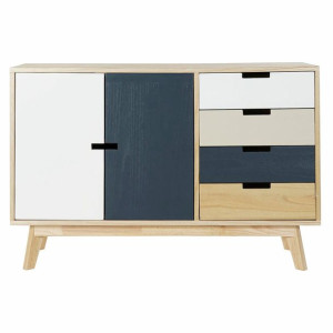 Kredens DKD Home Decor Drewno paulowni Drewno MDF (100 x 35 x 65 cm)