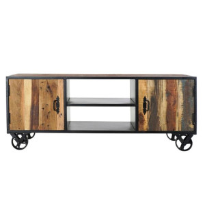 Kredens DKD Home Decor Drewno Metal (140 x 40 x 55 cm)