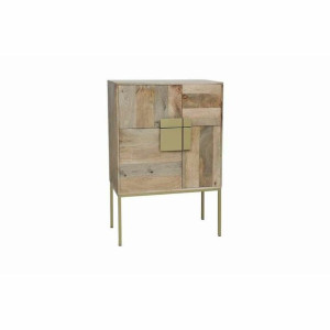 Kredens DKD Home Decor Metal Drewno Drewno MDF (80 x 38 x 118 cm)