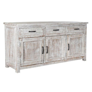 Kredens DKD Home Decor Biały Drewno mango (165 x 45 x 80 cm)