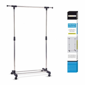 Wysuwany wieszak na ubrania Confortime (90-145 x 42 x 90-160 cm)