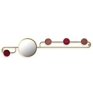 Wieszak ścienny Versa Lustro Metal (5 x 15 x 73 cm)