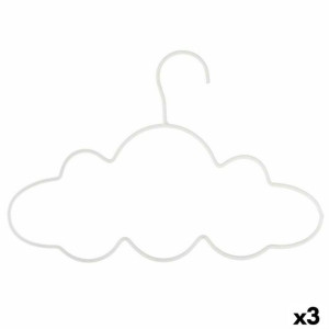 Wieszaki Atmosphera Metal Chmury 3 Sztuk (29,8 x 21 x 0,4 cm)