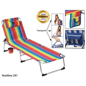 Zasklená veranda Textiline Wielokolorowy 185 x 57 x 26 cm