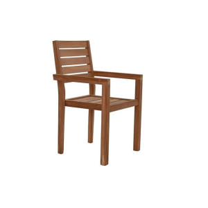 Záhradná stolička DKD Home Decor Brązowy Teczyna (58 x 48 x 91 cm)