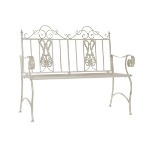 Ława DKD Home Decor Metal Biały (118 x 53 x 98 cm)
