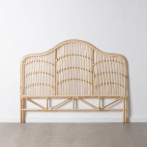 Zagłówek do łóżka 160 x 3 x 125 cm Naturalny Rattan