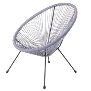 Fotel ogrodowy Acapulco 73 x 80 x 85 cm Szary Rattan