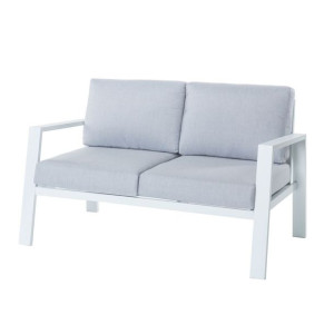 Kanapa 2-osobowa Thais 132,20 x 74,80 x 73,30 cm Aluminium