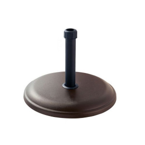 Podstawa pod parasol 45 x 45 x 5 cm Brązowy Cement