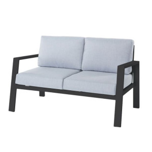Kanapa 2-osobowa Thais 132,20 x 74,80 x 73,30 cm Aluminium