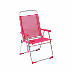 Fotel plażowy Fuksja Aluminium 22 mm 52 x 56 cm (52 x 56 x 92 cm)